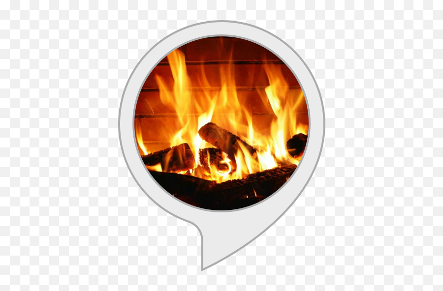 Fireplace For Echo Show - Crackling Fireplace Screensaver Png,Fireplace Fire Png