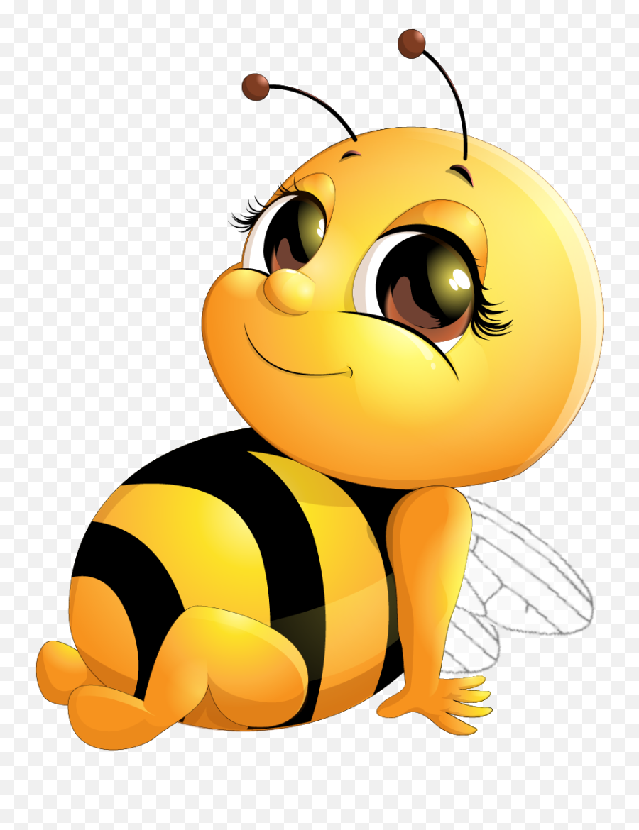 Pin De Lupita Rodriguez En Sweet Bee Dibujo Abeja - Honey Bee Cartoon Png,Cartoon Bee Png