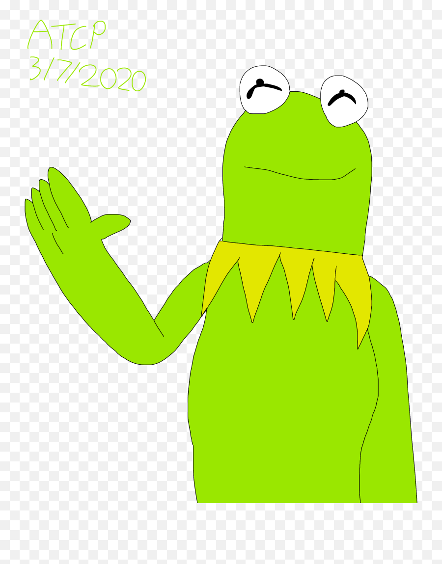 Fa Kermit The Frog By Angelthecyborgpanda - Bullfrog Png,Kermit Transparent