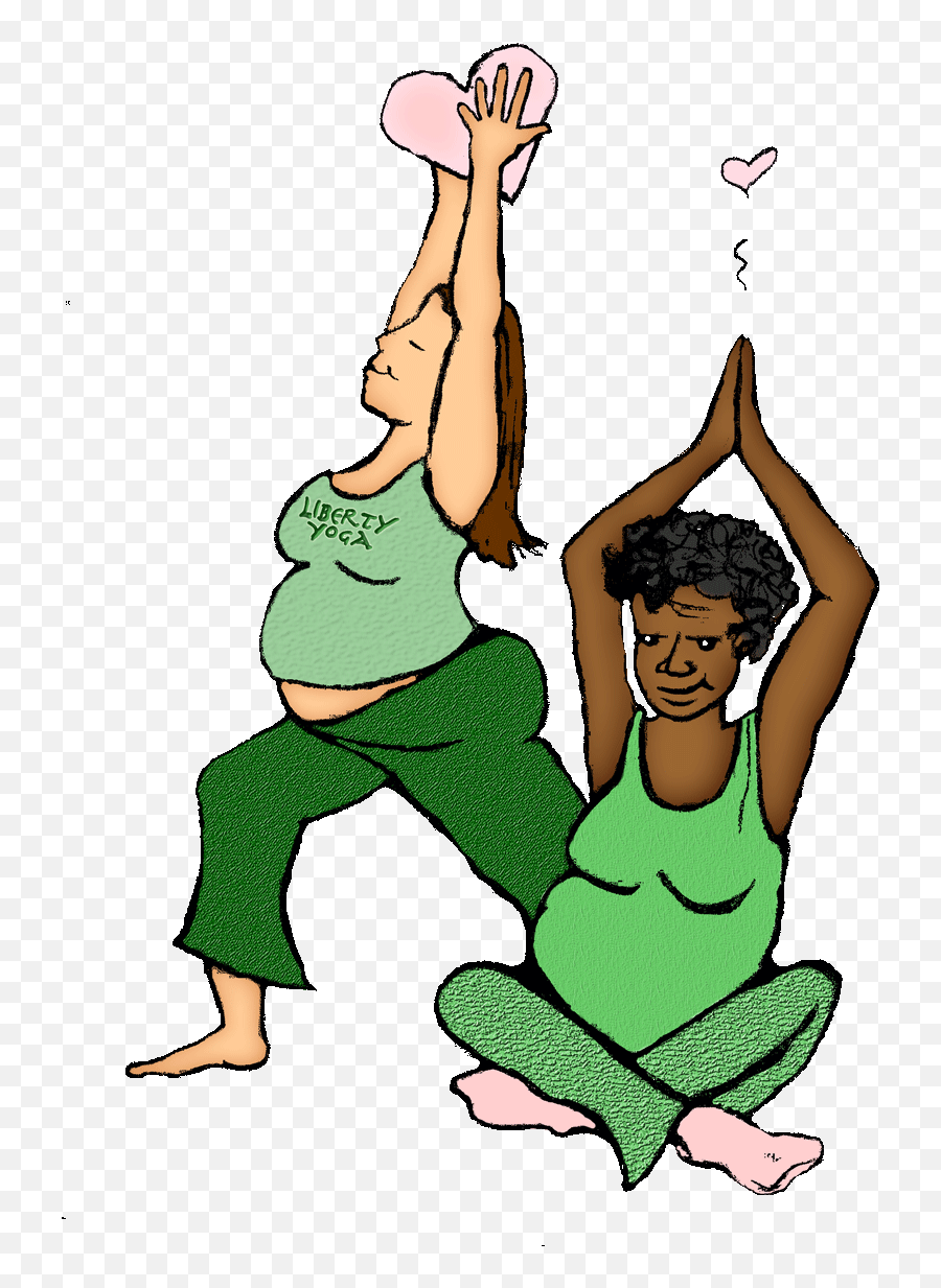 Prenatal Liberty Yoga - Yoga For Pregnanacy Cartoon Png,Yoga Transparent