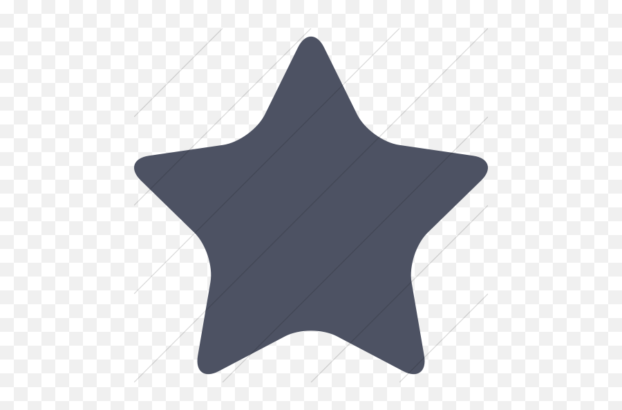 Iconsetc Simple Blue Gray Raphael Star Solid Rounded Icon - Transparent Pink Star Png,Rounded Star Png