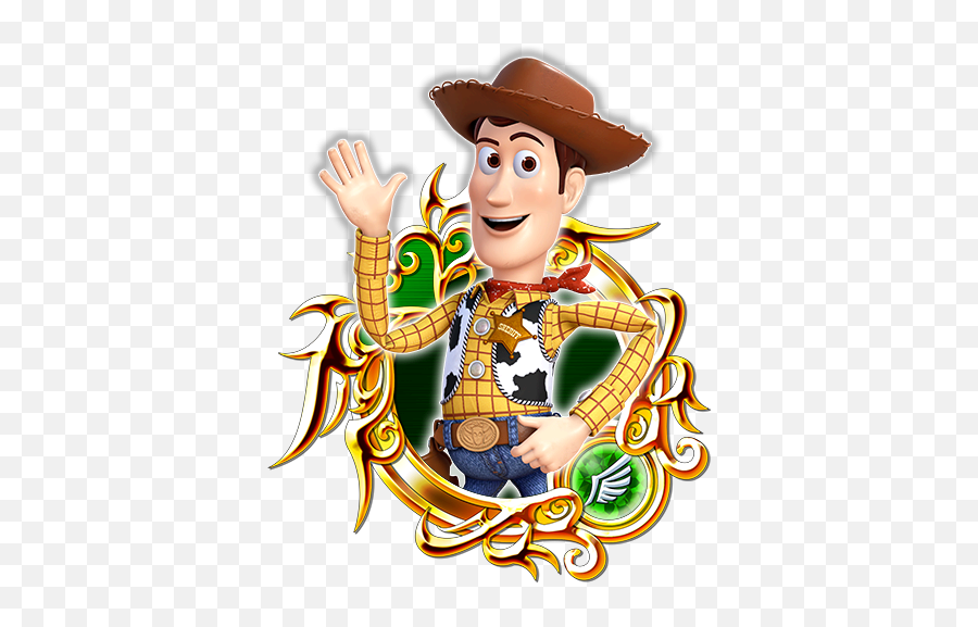 Kh Iii Woody - Khux Wiki Kingdom Hearts Key Art Png,Woody And Buzz Png