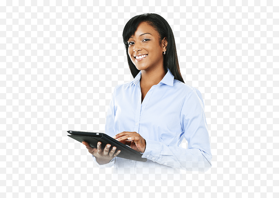 Index Of - Black Woman With Tablet Png,Women Png