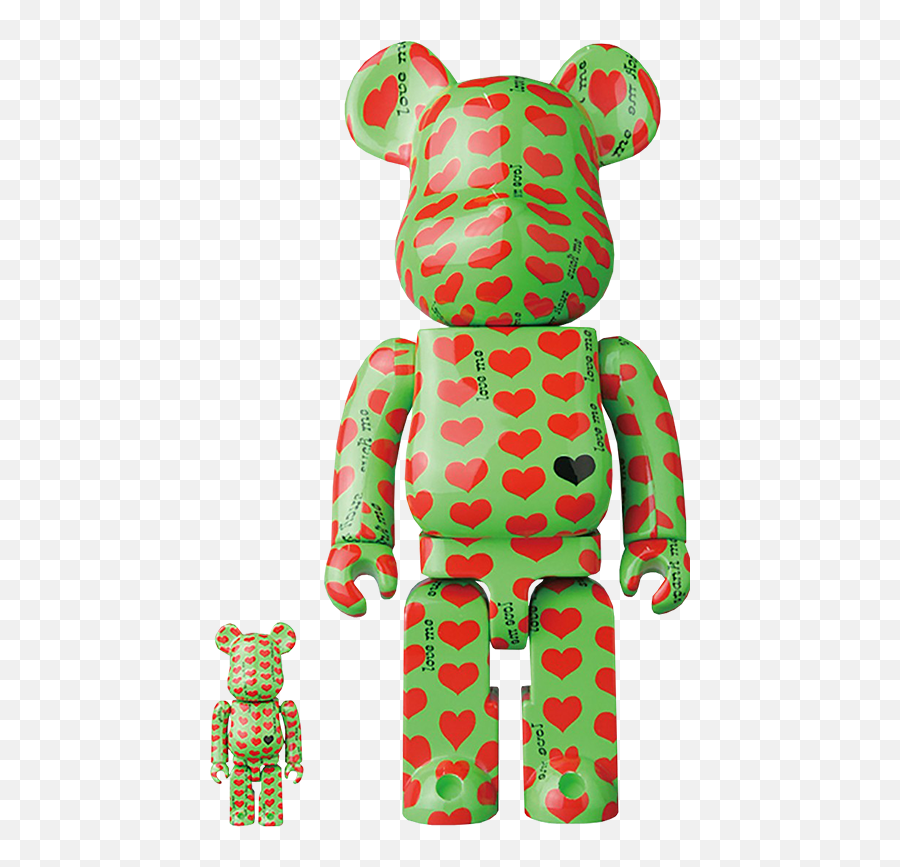 Berbrick Green Heart 100 And 400 Collectible Set Png