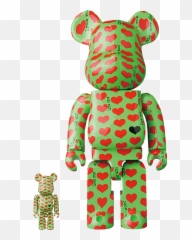 Berbrick Green Heart 100 And 400 Collectible Set Png