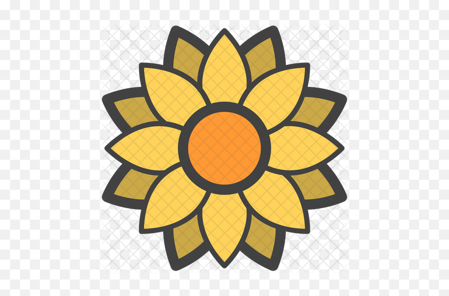 Sunflower Emoji Icon - Boias Salva Vidas Desenho Png,Sunflower Emoji Transparent