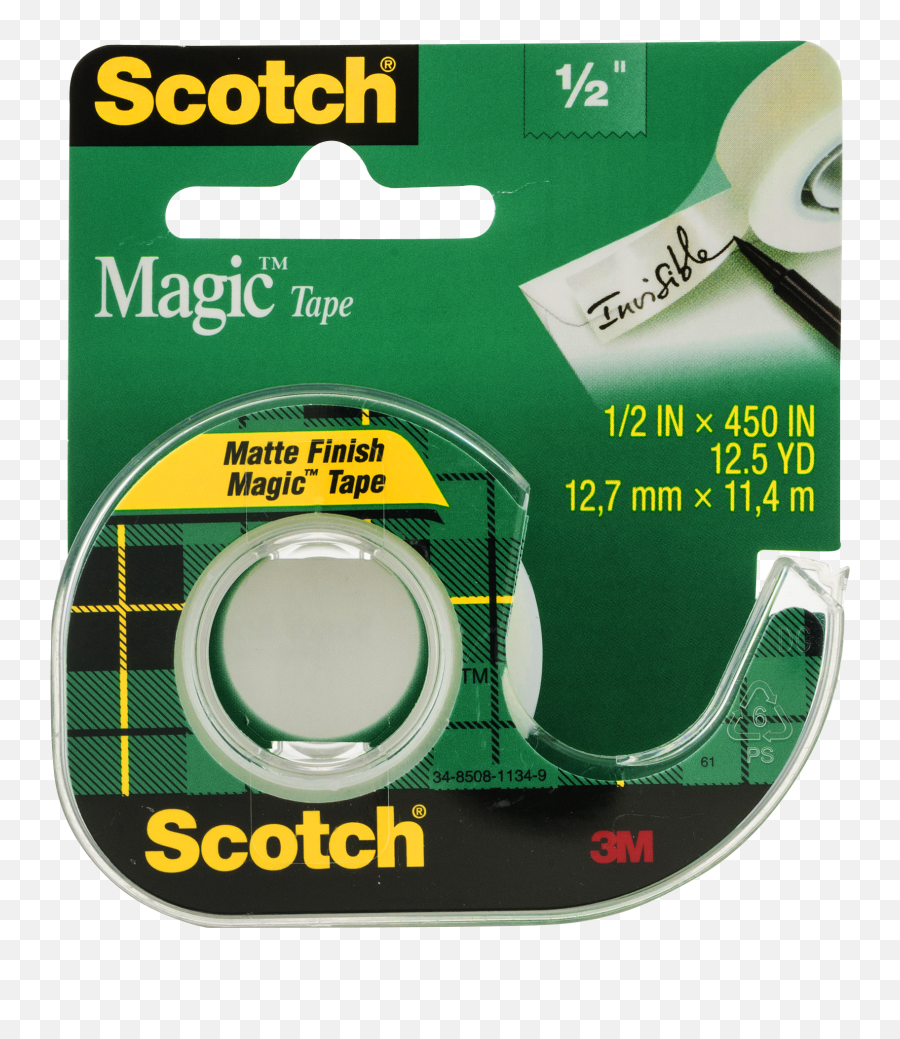 Scotch Magic Tape - 5x450 Png,Scotch Tape Png
