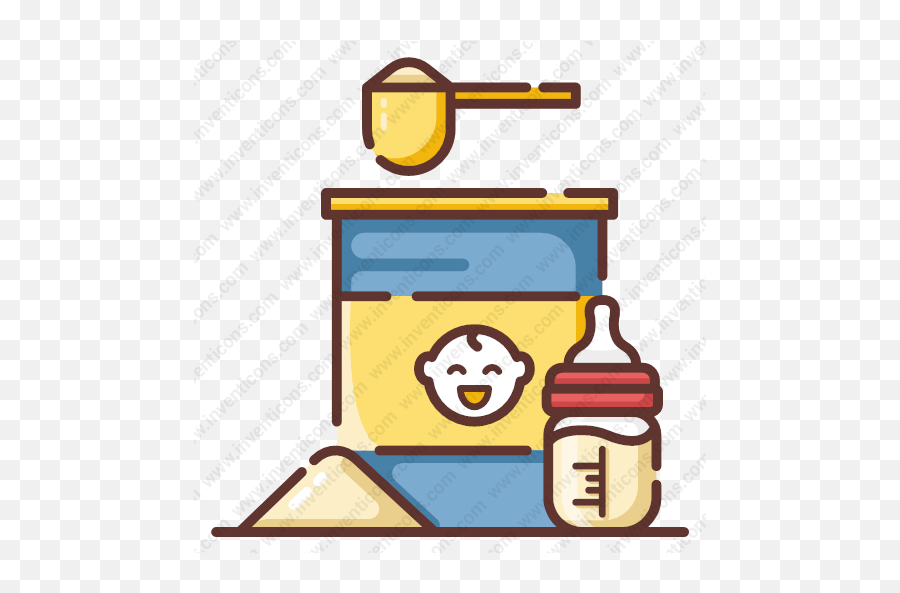 Download Baby Milk Powder Vector Icon Inventicons - Clip Art Png,Milk Clipart Png