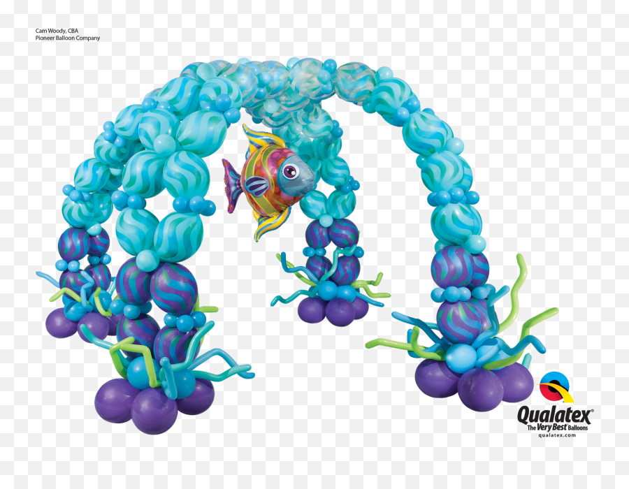 To Learn How Make This Criss - Cross Arch By Cam Woody Under The Sea Balloons Png,Woody Png