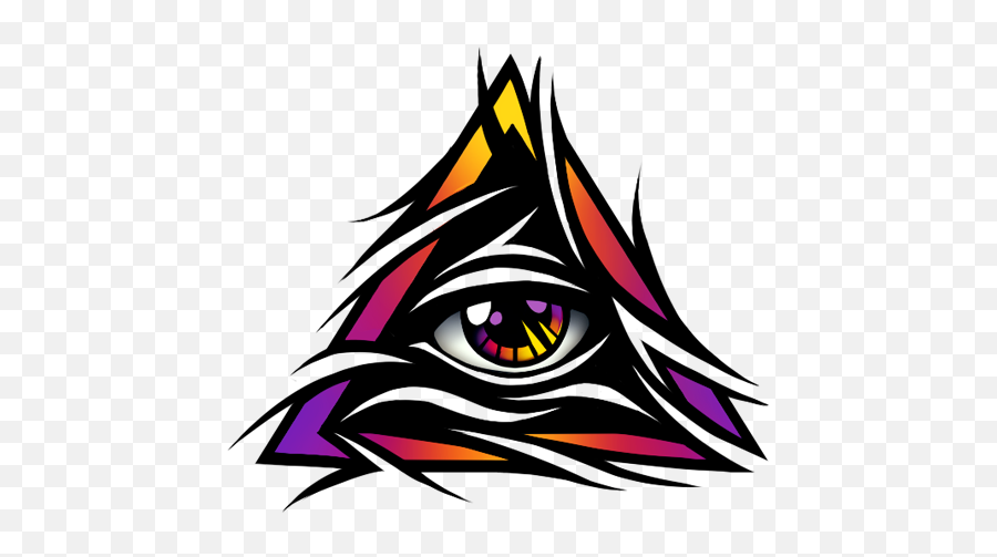 Tribal All Seeing Eye Tattoo Design Tattooshuntcom - Illuminati Tattoo Png,Chest Tattoo Png