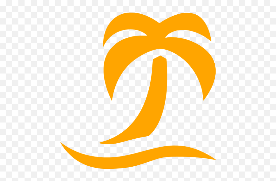 Orange Beach Icon - Free Orange Beach Icons Beach Icon Png Orange,Beach Transparent