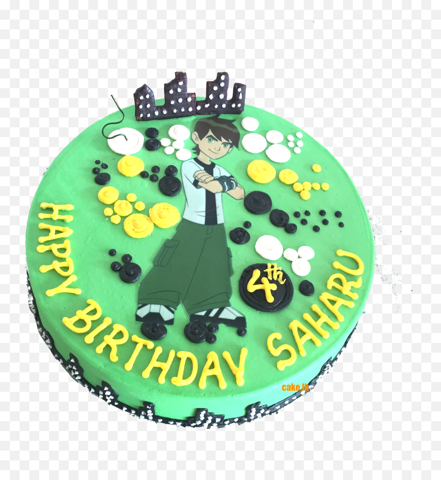 Download Hd Birthday Cake - Ben Ten Birthday Cake Png Ben 10,Birthday Cake Png Transparent