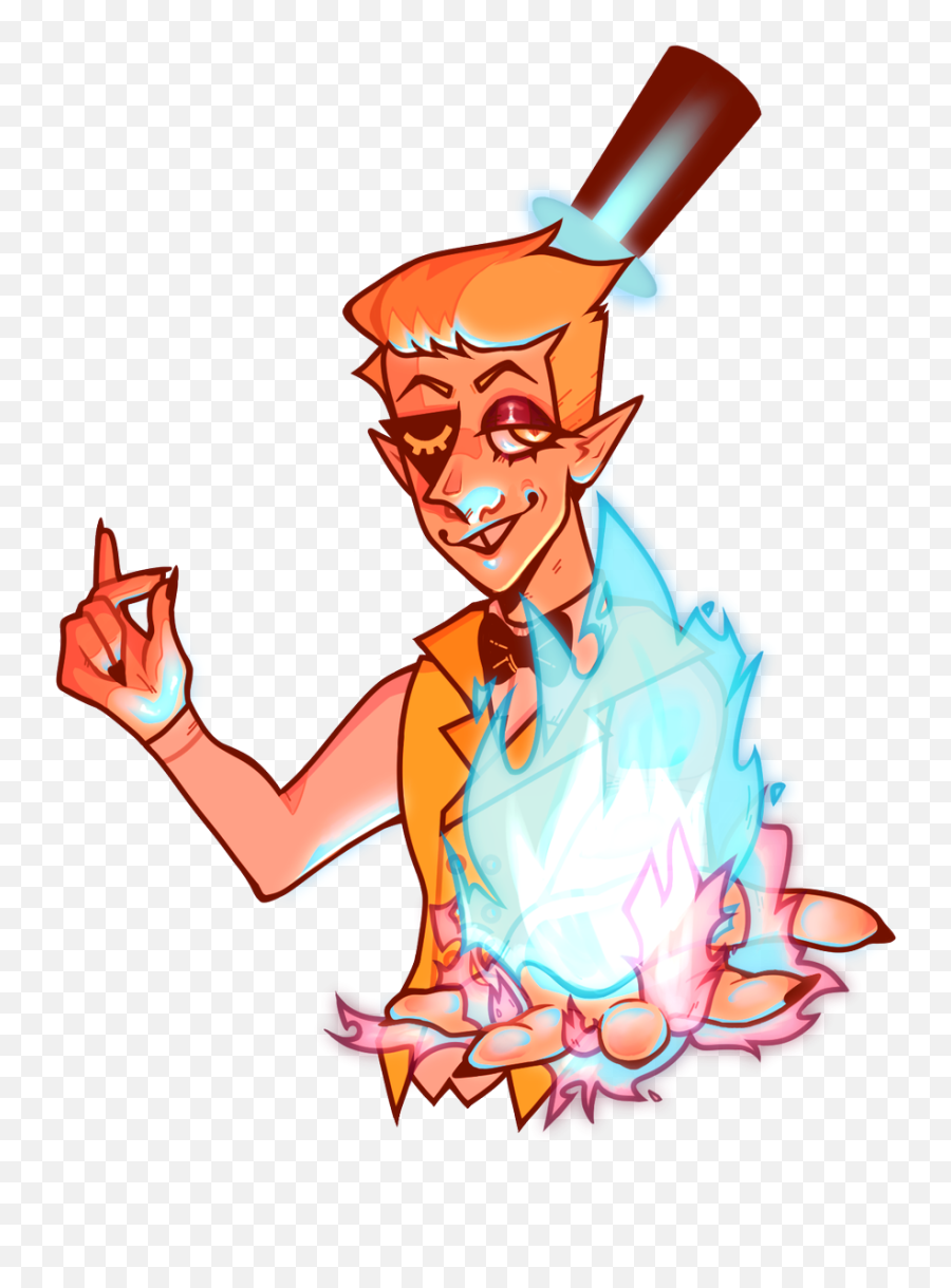 Billcipherfanart Hashtag - Cartoon Png,Bill Cipher Transparent