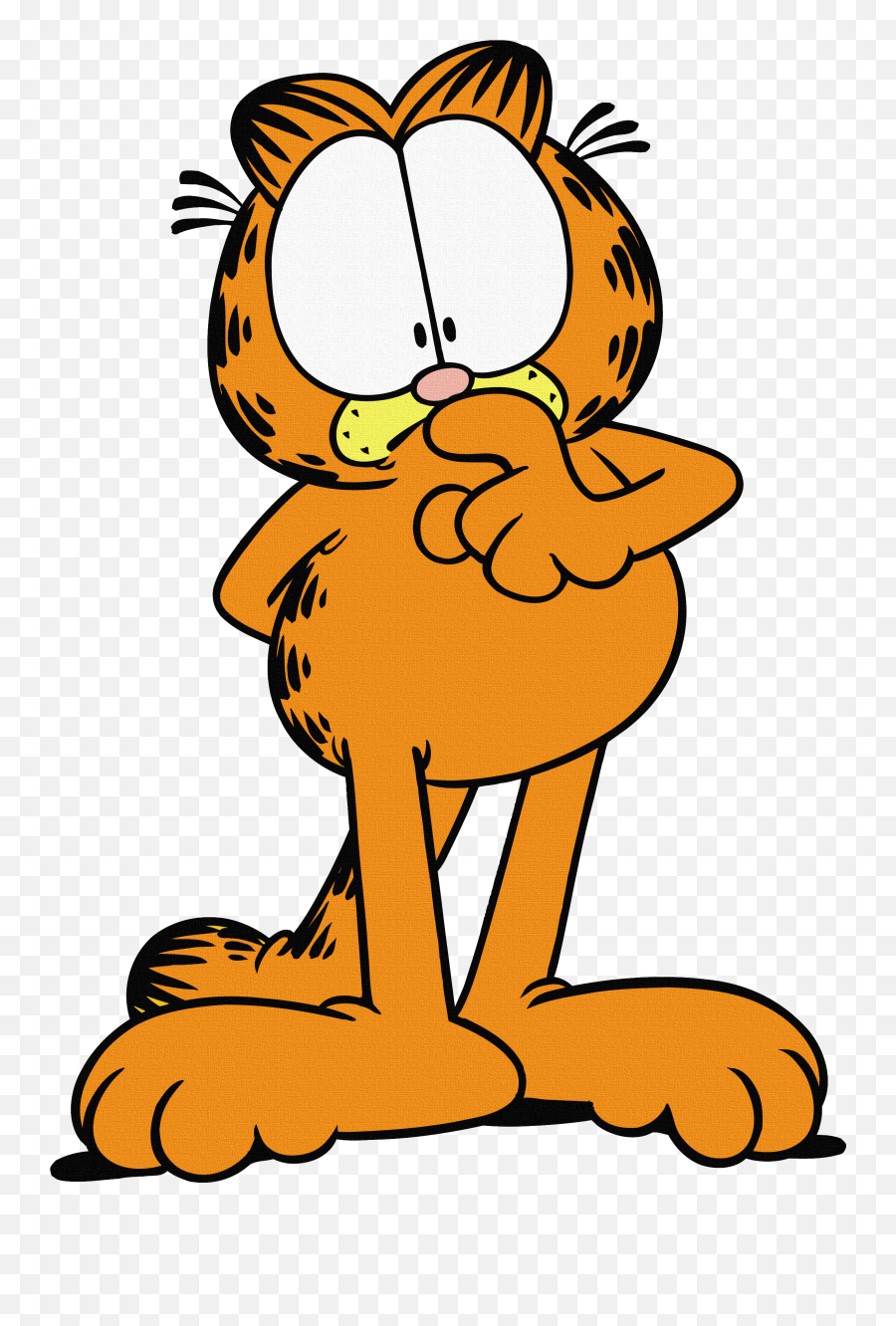 Crafty Annabelle - Garfield Thinking Png,Garfield Png