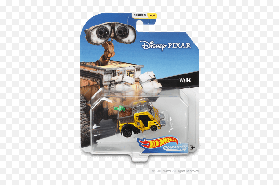 Mix 1 Disney And Pixar Character Cars Wall - E Mattel Hot Hot Wheels Character Cars Disney Wall E Png,Wall E Png