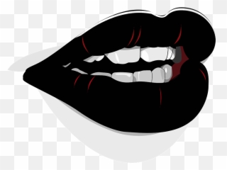 Boca Lábios Batom - Gráfico Vetorial Grátis No Pixabay Lips Clip Art Black And White Png,Labios Png