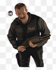 Png Download - Gta 4 Police,Cop Png