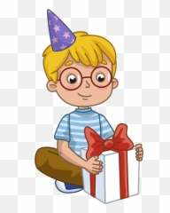 Birthday Boy Clipart - Png Animated
