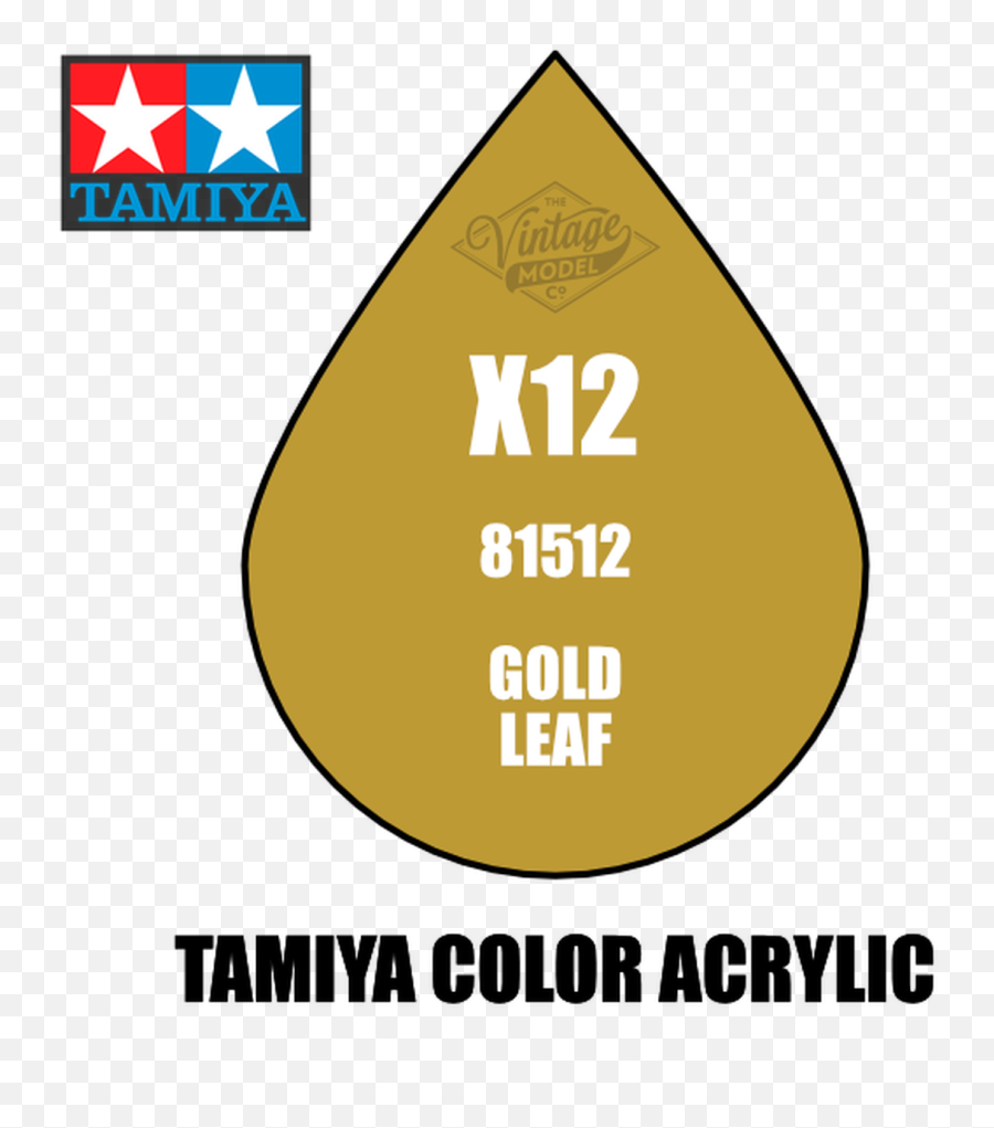 Tamiya Mini X - 12 Gold Leaf 10ml Acrylic Paint Sign Png,Gold Paint Png