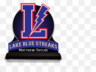 Lake Blue Streaks Edge Lights Lighting - Trophy png
