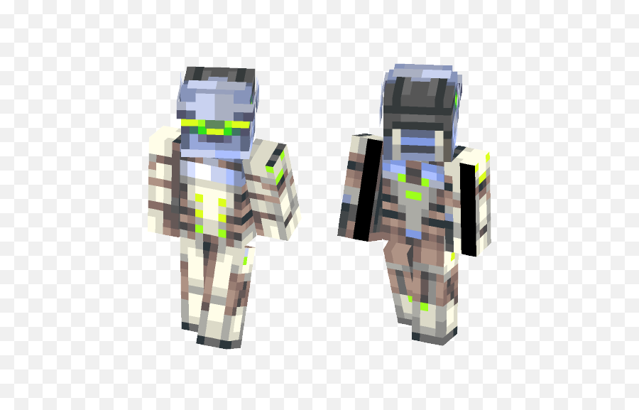 Download Hd Overwatch - Genji Minecraft Transparent Png Overwatch Genji Minecraft Skin,Overwatch Genji Png