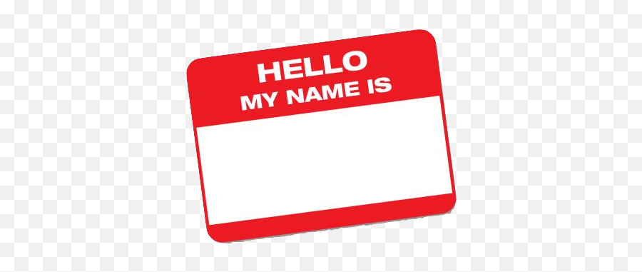 Whats In A Name Doug Sandler Blog - My Name Is Flashcards Png,Name Tag Png