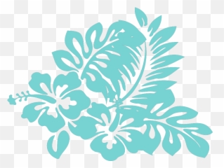 Blue Tropical Flower Png Svg Clip Art - Lilo And Stitch Flowers