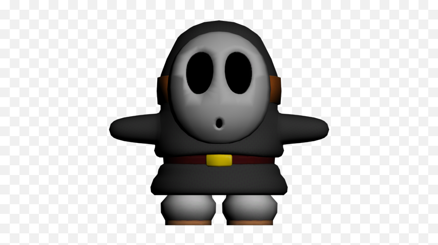 Black Shy Guy - Black Shy Guy Yoshi Story Png,Shy Guy Png