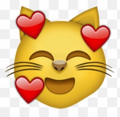 Cat Emoji Iphone Iphoneemoji Sticker - Iphone Emoji Cat Face Png,Cat Emoji Png
