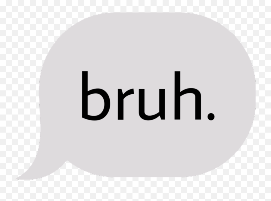 Aesthetic Message Sticker - Black And White Aesthetic Messages Png,Bruh Png