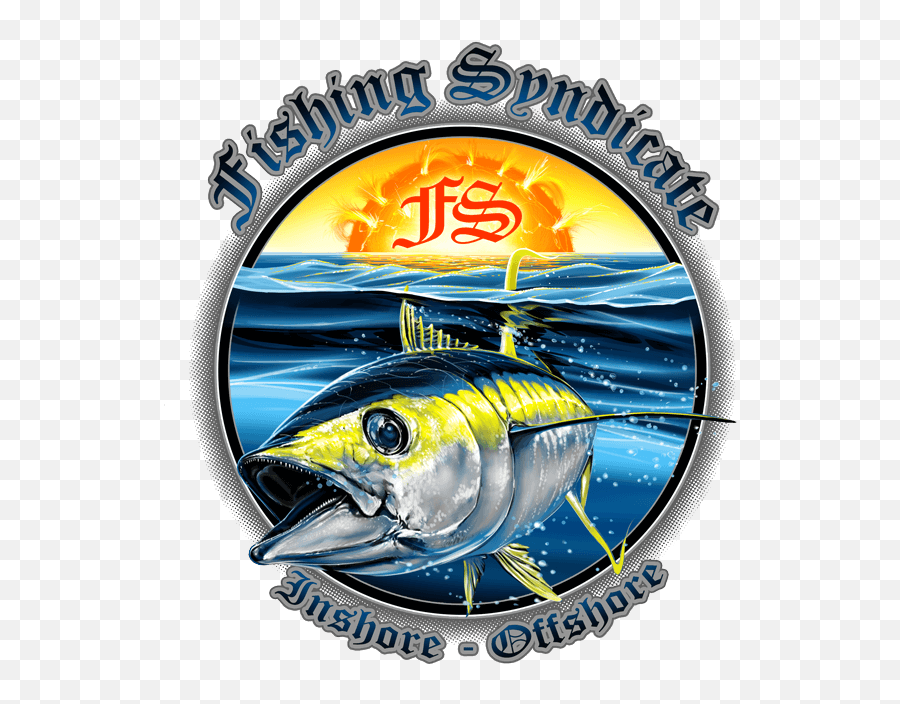 The Fishing Syndicate U2013 - Old English Png,Bass Fish Logo