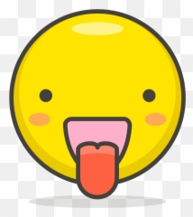 File038 - facewithtonguesvg Wikimedia Commons Wow Face Vector Emoji png