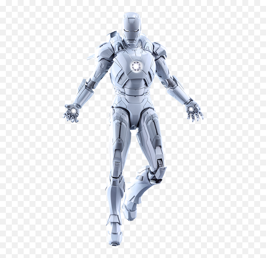 Marvel Iron Man Mark Vii Sub - Zero Version Sixth Scale Figure White Iron Man Suit Png,Sub Zero Png