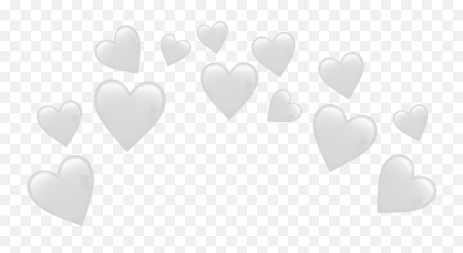 White Sticker - Girly Png,Heart Crown Transparent