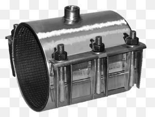 551 - Water Main Repair Clamp Png,Crack Pipe Png