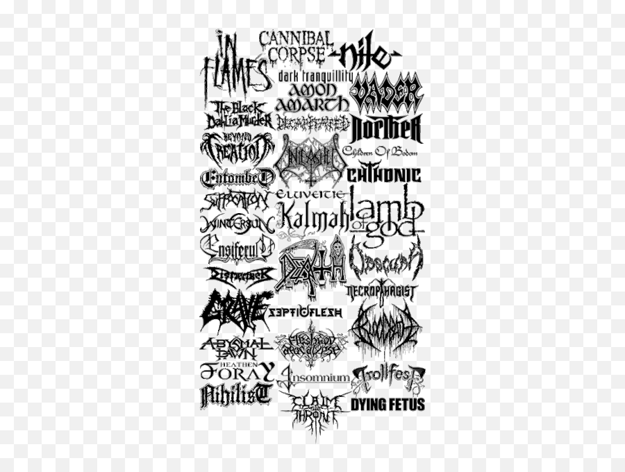 Metal Logo Tumblr - Lamb Of God New American Png,Death Metal Logos