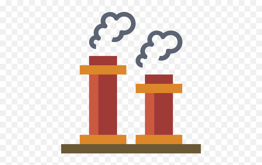 Cooling Factory Illustration - Factory Gas Pipes Clipart Png,Factory Icon Png