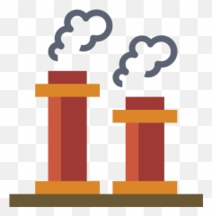 Cooling Factory Illustration - Factory Gas Pipes Clipart Png,Factory Icon Png