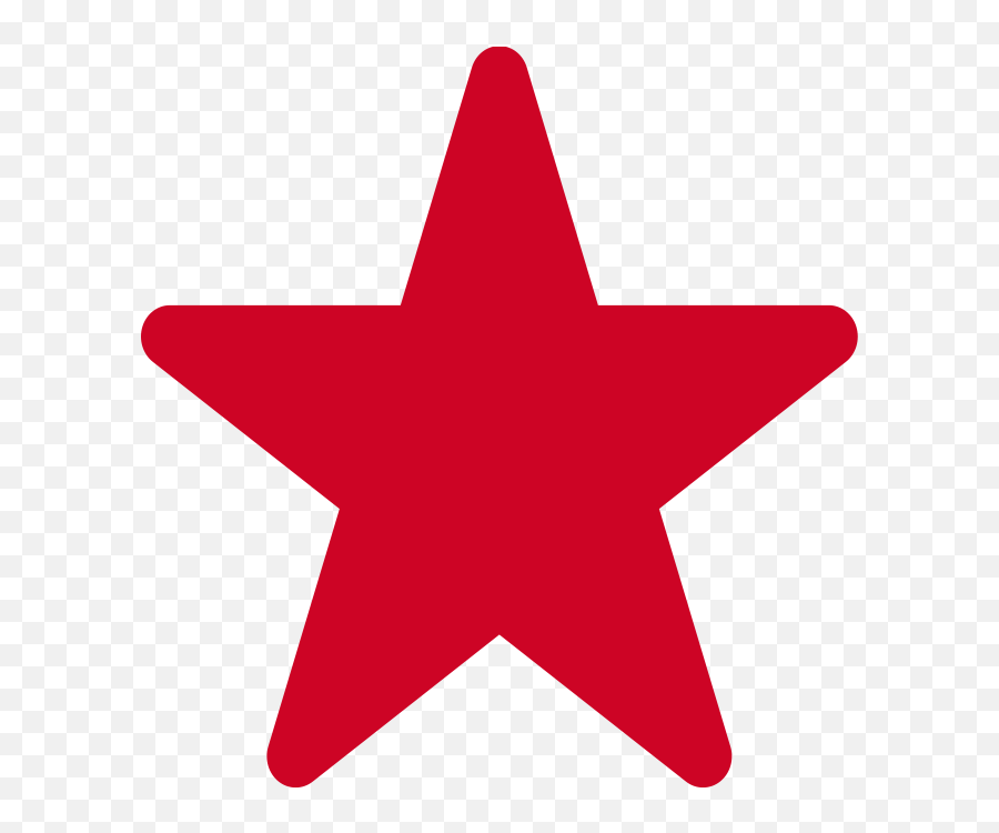 Star Shape Png - Dibujo De Estrella Roja,Star Shape Png