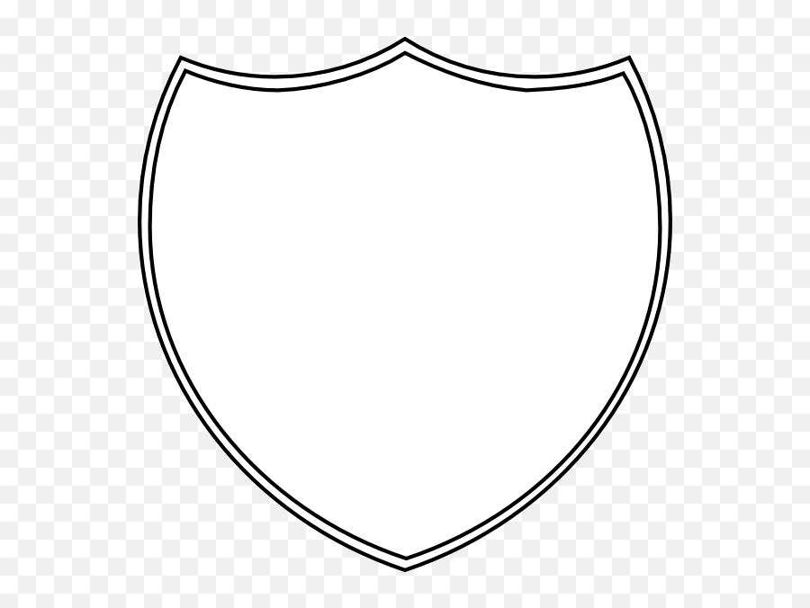 Crest Outline - Clipart Best Shield Black And White Png,Blank Coat Of Arms Template Png