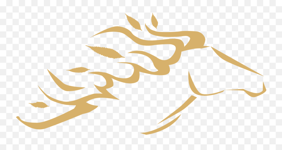 Gold - New Frontier Png,Horse Logo Png