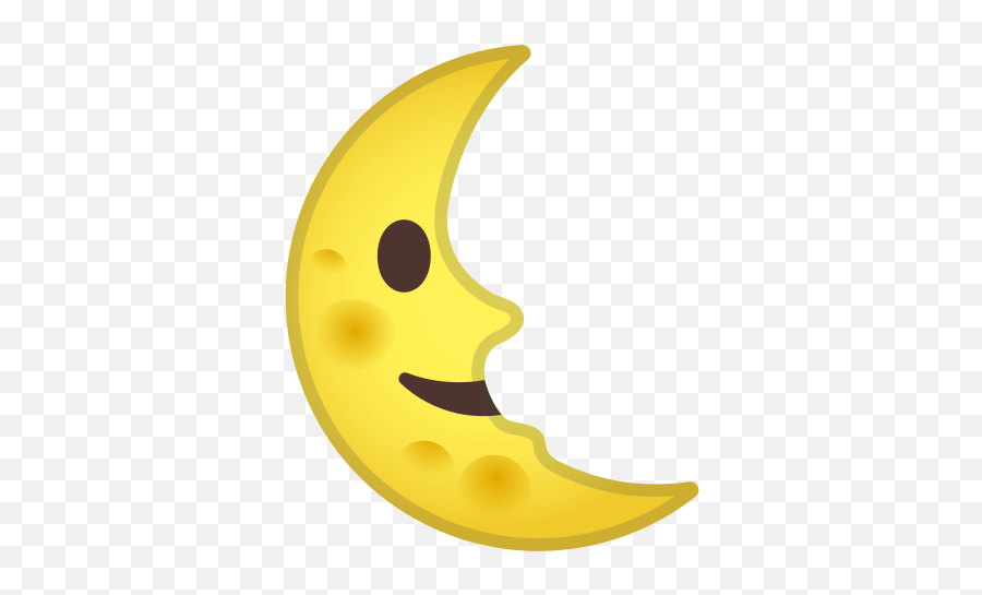 Last Quarter Moon Face Emoji Meaning - Moon Emoji Png,Moon Emoji Png