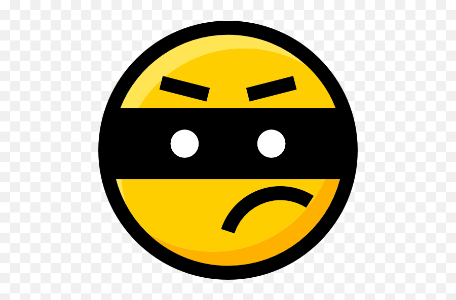 Interface Faces Emoticons Smileys Thief Emoji Ideogram - Thief Emoji Png,Emoji Icon Level 49