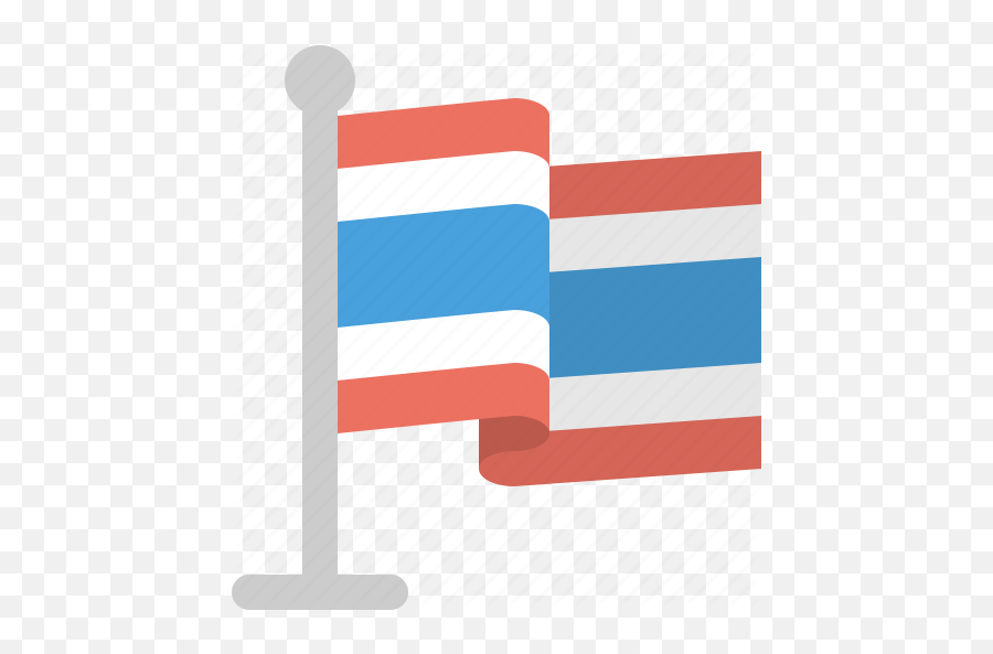 Country Flag National Thailand World Icon - Download On Iconfinder American Png,Thai Flag Icon