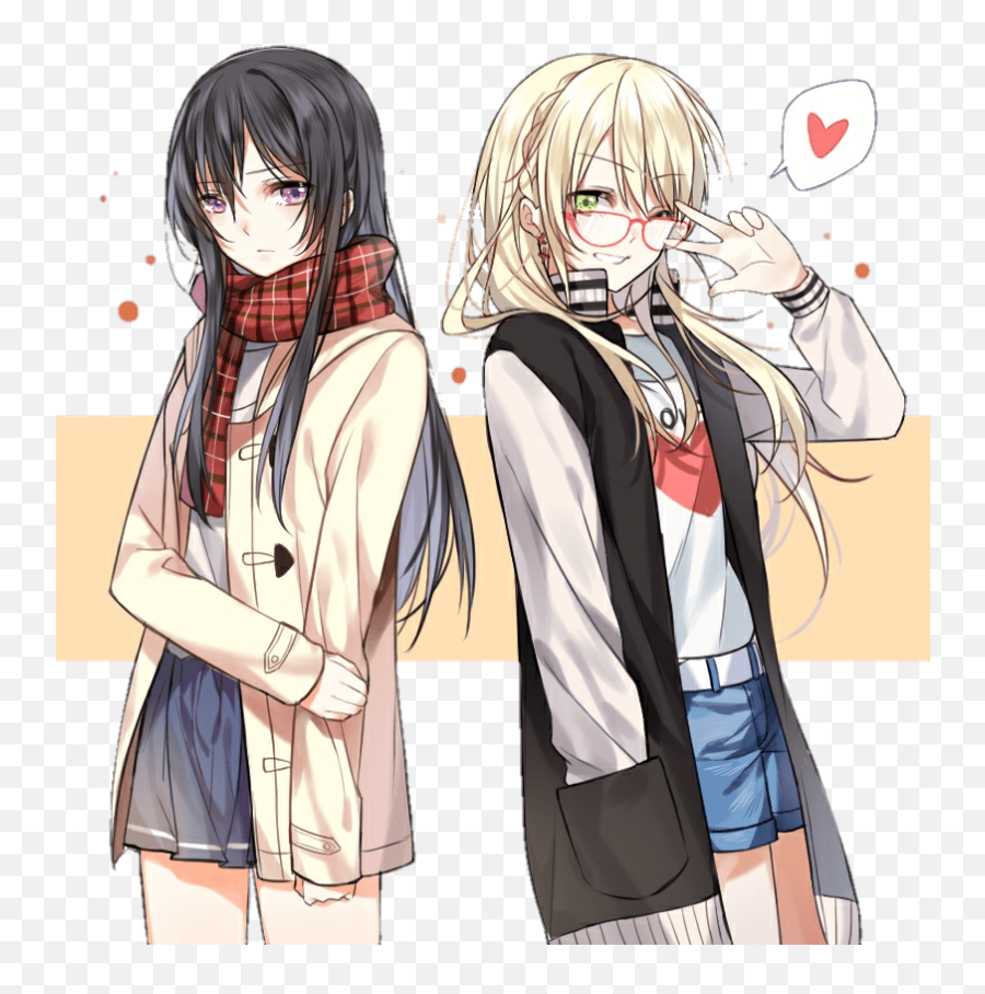 Matching Pfp Anime Couple Girls  About Love In Matching Icons For U N Bae  By Dream Girl 