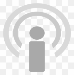Top 5 Gluten - Podcast Icon Grey Png