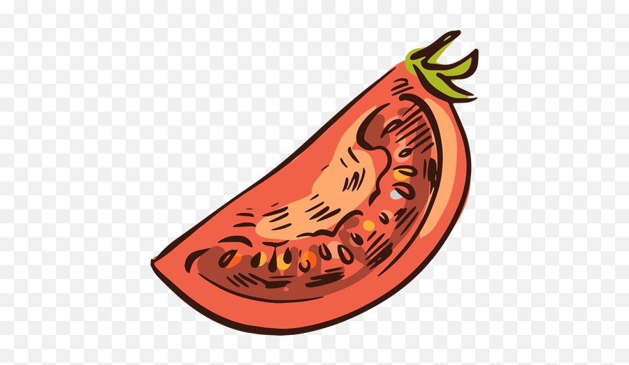 Sliced Tomato Illustration - Transparent Png U0026 Svg Vector File Tomato Slice Vector Png,Tomato Icon Vector