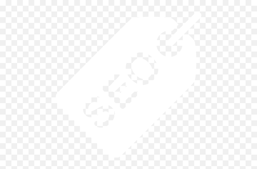 White Seo Tag Icon - Free White Seo Icons Seo Logo White Png,Seo Icon Png