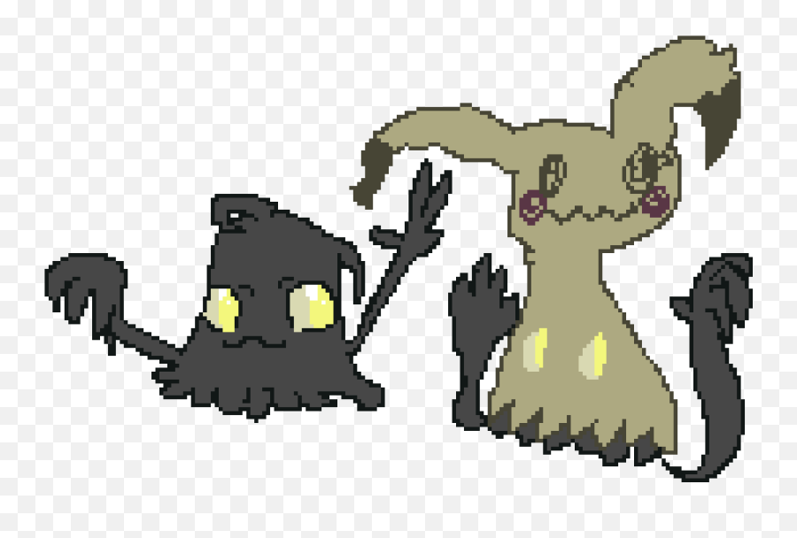 Mimikyu Fan Art D Pixel Maker - Fan Art Mimikyu Png,Mimikyu Png