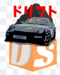 Drift Mountain By Eric Gutierrez Jr - Tokyo Girl Stickers Transparent png